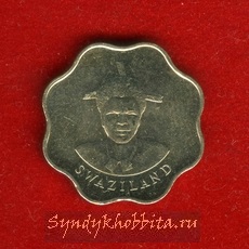 10 центов 1986 года Свазиленд